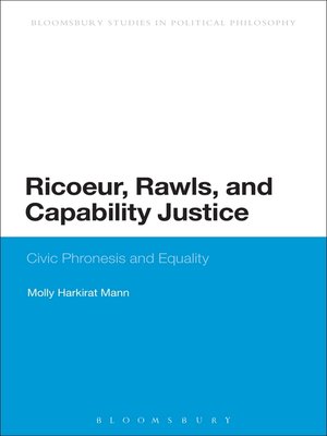 cover image of Ricoeur, Rawls, and Capability Justice